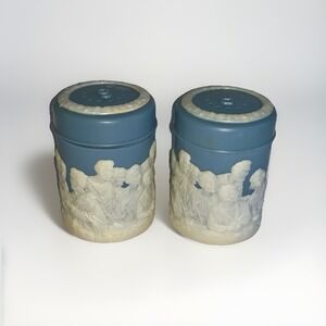 1978 Chap Stick Co Jesus & Disciples Last Supper Salt Pepper‎ Shakers Hong Kong